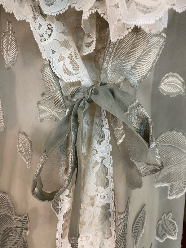 Vintage Sheer Damask Lace Poncho Dress - Beyond Haute