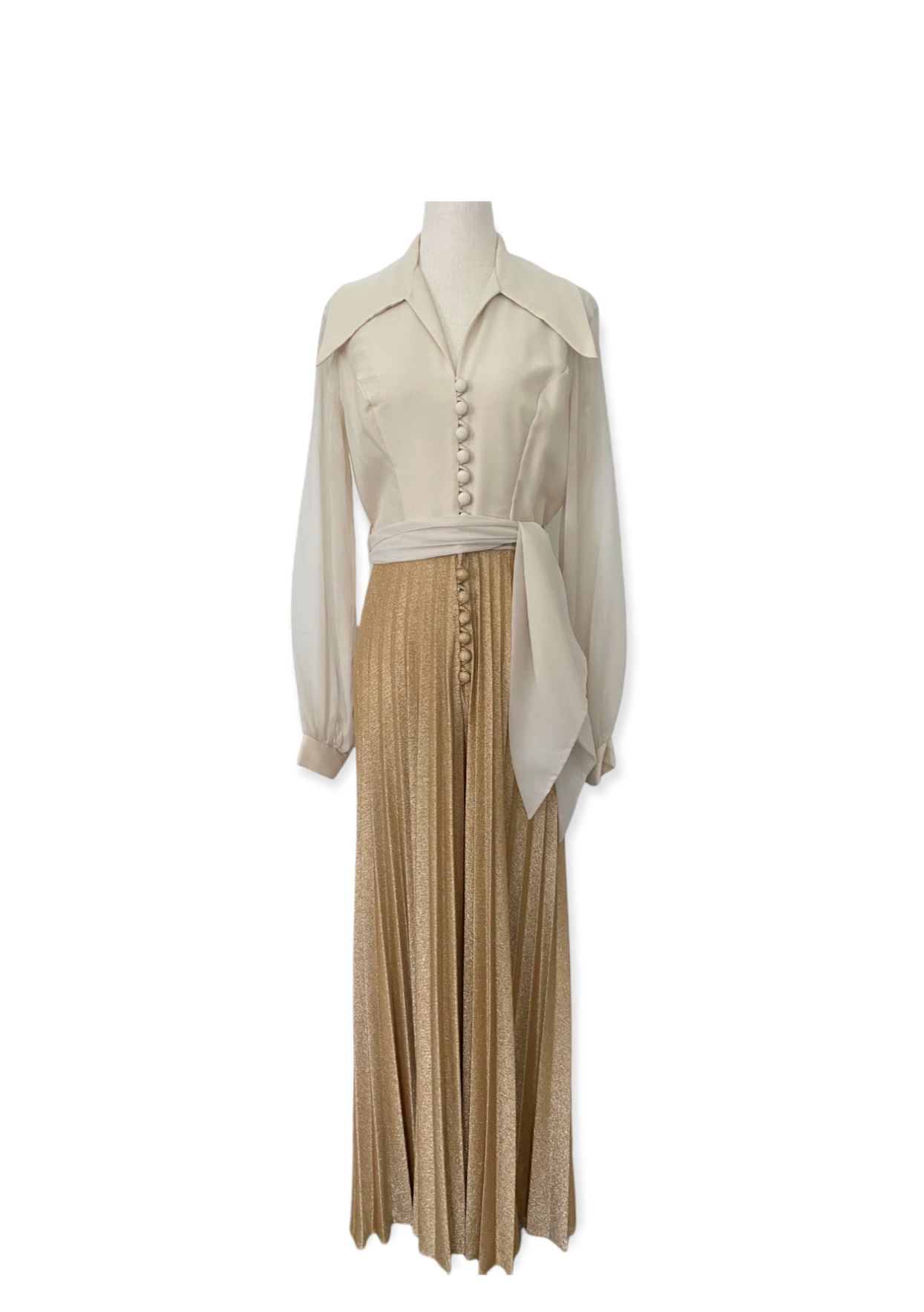 Pleated Front Balloon Hem Ladies Jumpsuit
