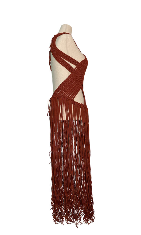 chinese dress ladies Clara Cord Midi Dress-Multi, Ornate Meadow