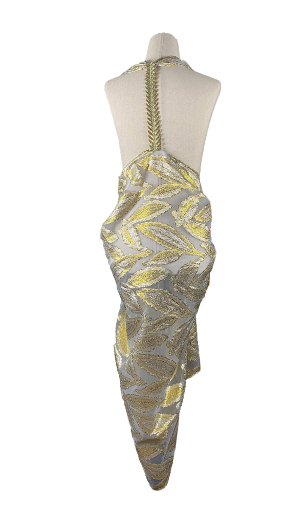 Versatile Metallic Wrap Tunic Dress - Beyond Haute